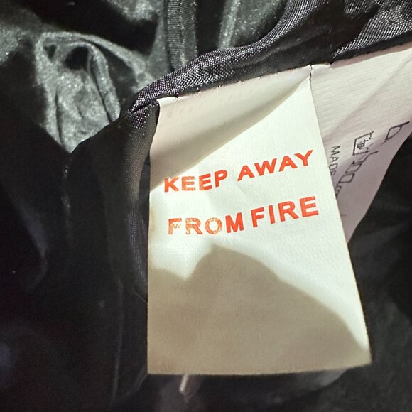 Boohoo Amy Boutique Velvet Admiral Jacket Military Embroidered Black Size 10 - Picture 13 of 13